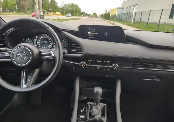 Mazda 3 cena 92250 przebieg: 34500, rok produkcji 2020 z Warszawa małe 379